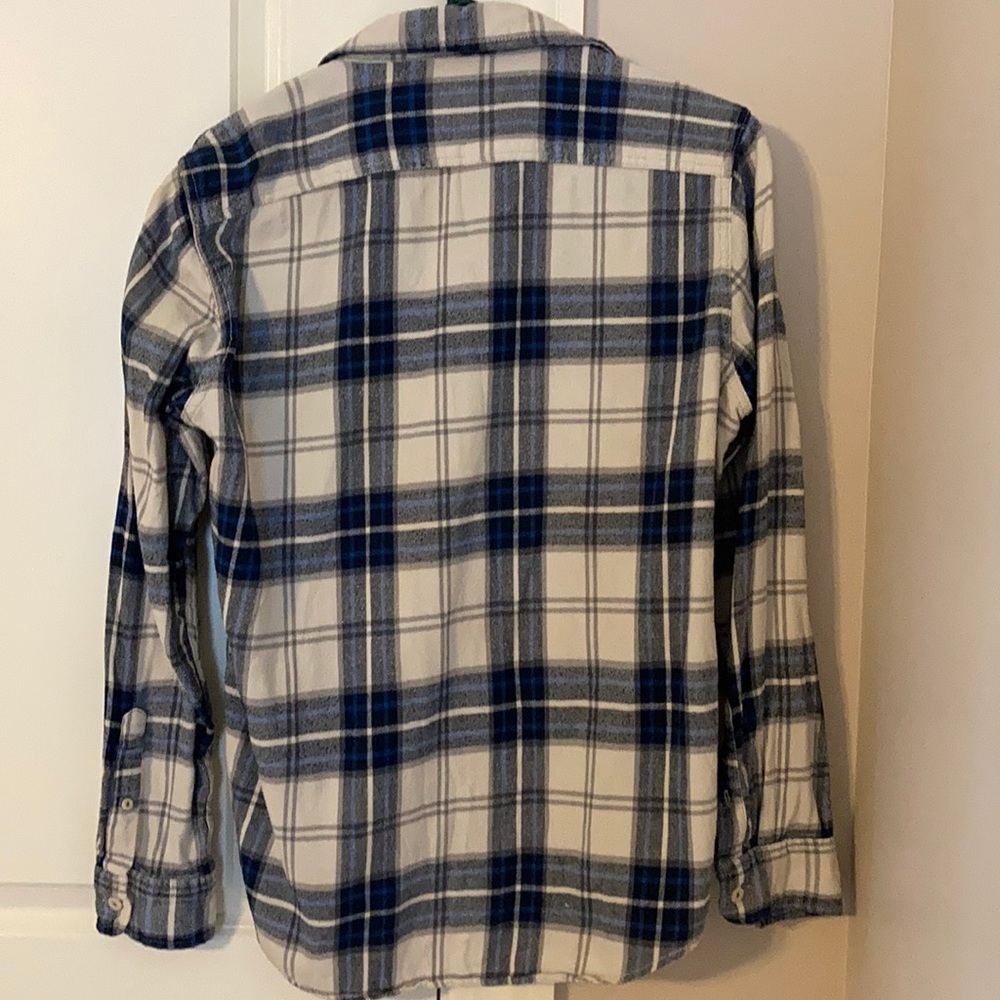 American Eagle Thick Button Down Flannel Top - image 3